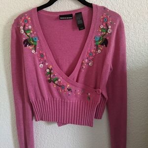 DKNY jeans cropped sweater.